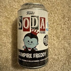 Collectable soda can Funko Pop Vampire Freddy